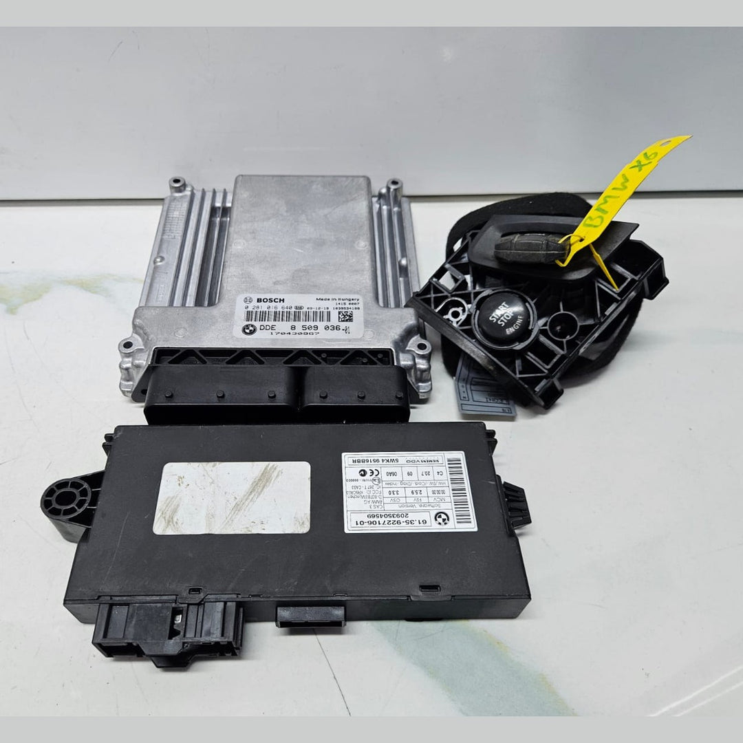 2007-2013 BMW E70 X5 and E92 M57N Engine Control Unit ECU SET 8509036 OEM USED