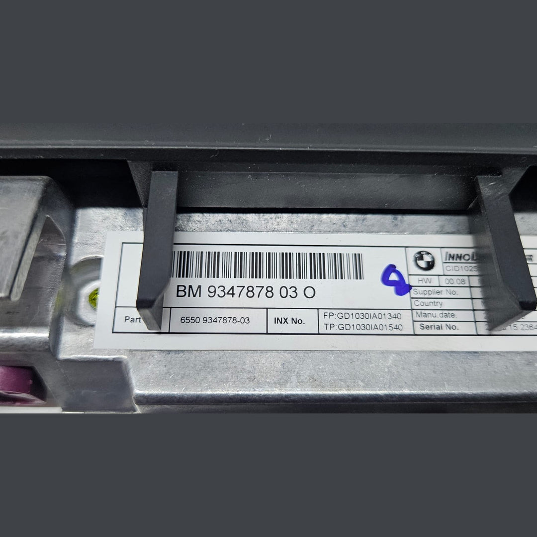 2014-2018 BMW X5 F15 Front Center Dash Navigation Display Screen 9347878 OEM USED