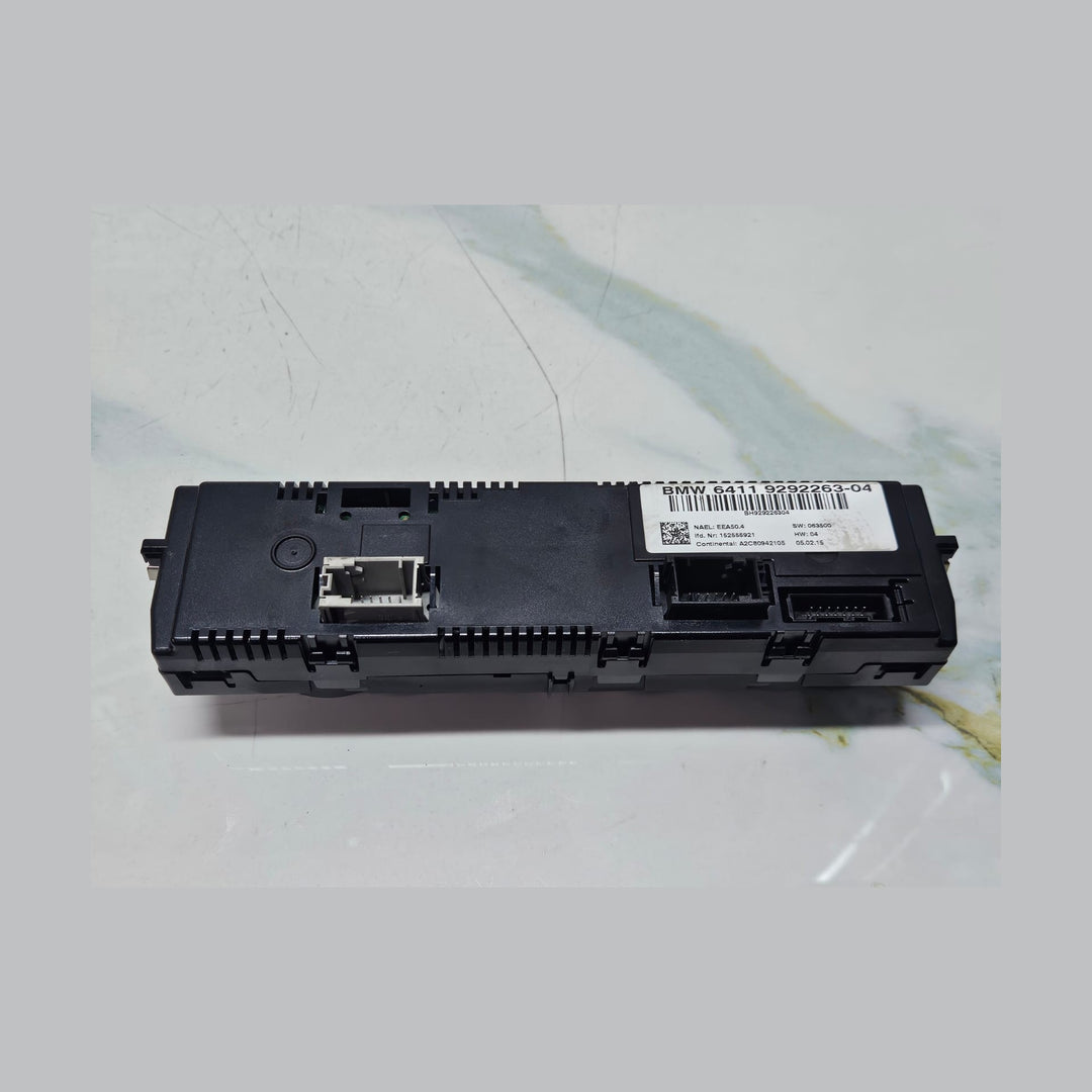 2015 BMW X1 E84 AC Climate Control Switch Unit 9292263 OEM USED