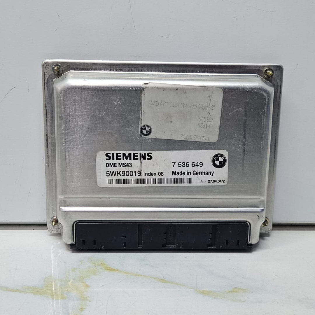 2001-2005 BMW 325i E46 M54 Engine Control Module Unit ECU Only 7536649 OEM USED