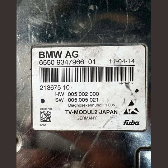 BMW F30 F31 F80 M3 F10 F18 5 Series F12 F13 6 Series TV Module Multimedia Control Unit (9347966) – OEM