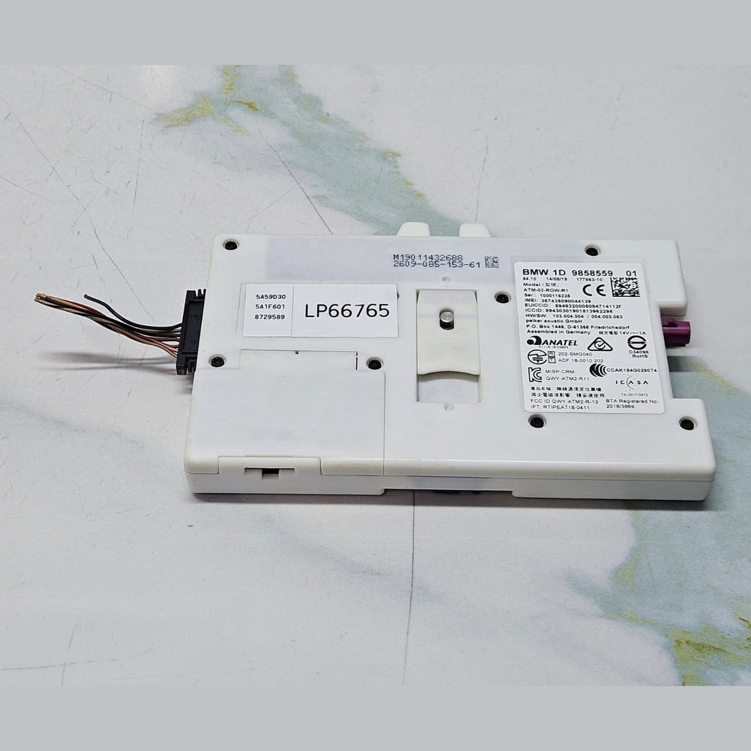 2019 BMW X5 G05 EUR RHD Telematics Control Module 9858559 OEM USED