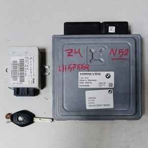 BMW Z4 2.5i E85 N52 Engine Control Unit ECU Set DME MSV70 (7571510) – OEM | 2007