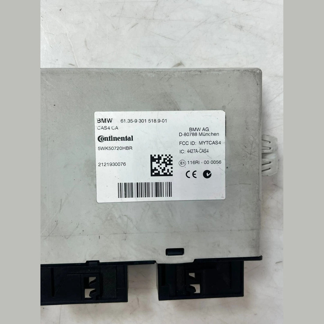 2012–2015 BMW 5 Series 6 Series 7 Series X3 X4 CAS4 CA Control Unit Module (9301518) – OEM