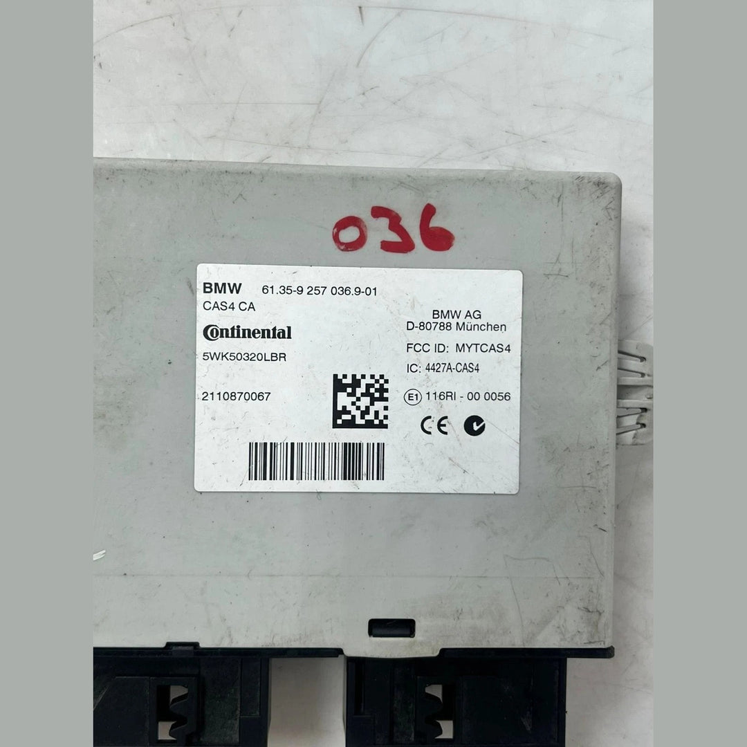 2009–2015 BMW 750Li F01 F02 X3 X4 528i 535i 550i CAS Control Module (9257036) – OEM