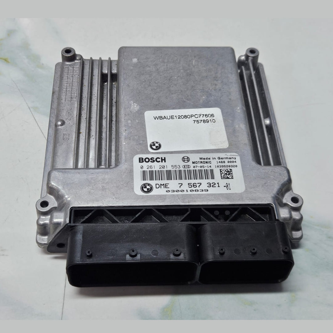BMW 1' E87 LCI 116i N45N 2007 RHD Engine Control Unit DME ECU Only 7567321 OEM USED