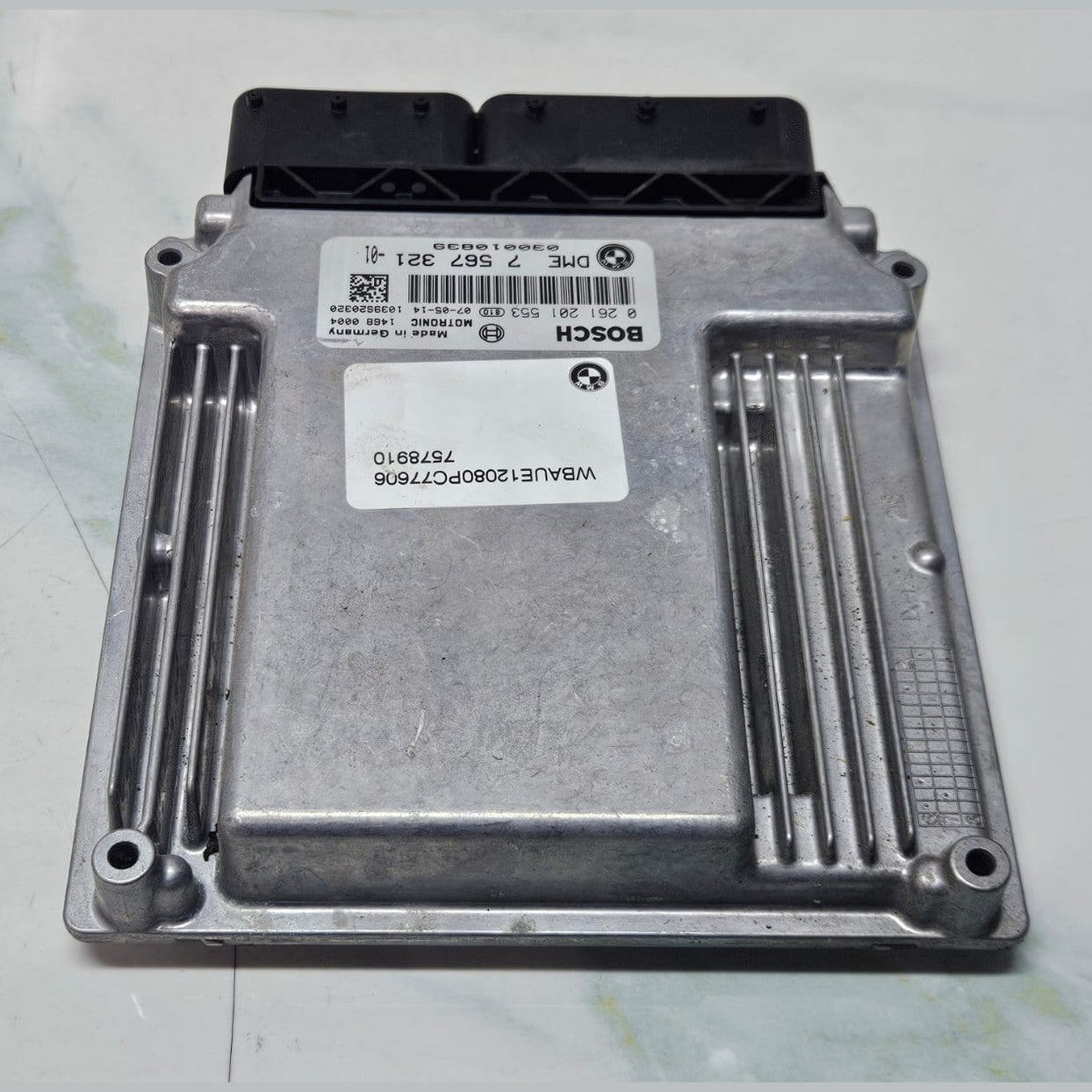 BMW 1' E87 LCI 116i N45N 2007 RHD Engine Control Unit DME ECU Only 7567321 OEM USED
