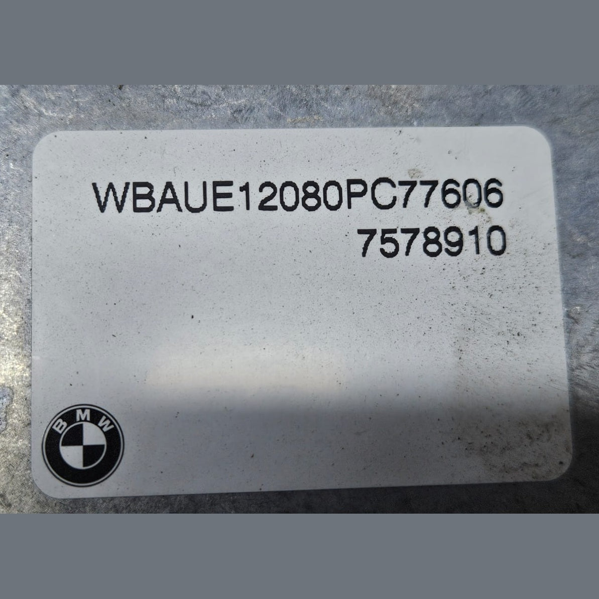 BMW 1' E87 LCI 116i N45N 2007 RHD Engine Control Unit DME ECU Only 7567321 OEM USED