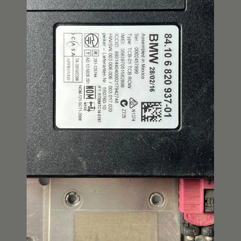 2016 BMW X1 F48 X3 F25 Telematics Bluetooth Control Unit Module (6820937) – OEM