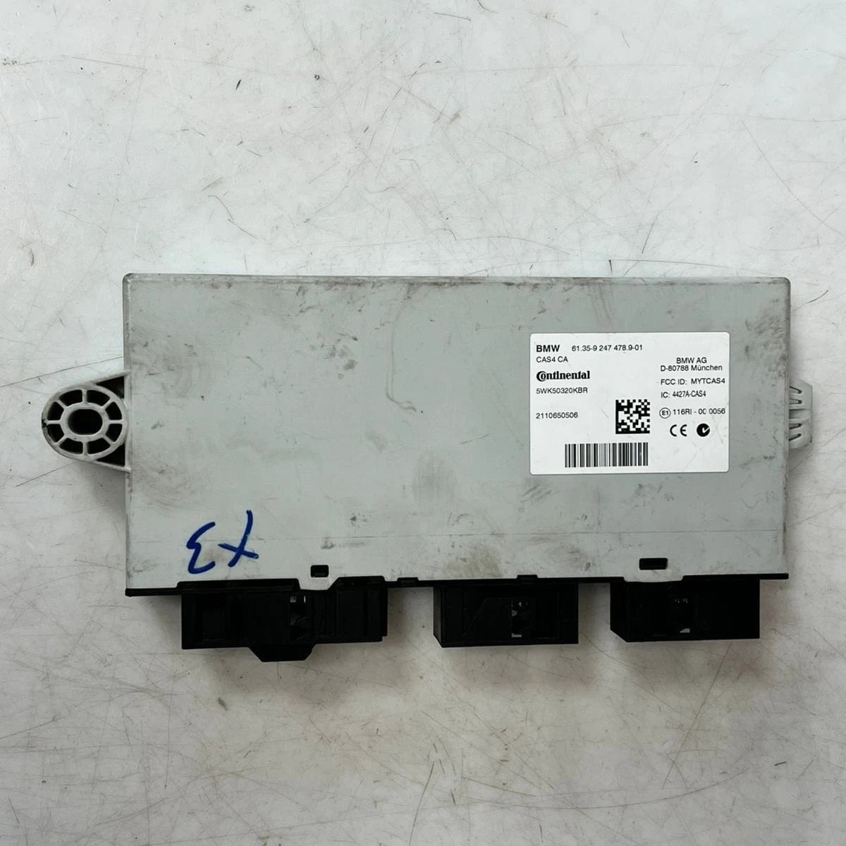 2011 BMW X3 F25 CAS4 AG Central Theft Locking Module Car Access System (9247478) – OEM