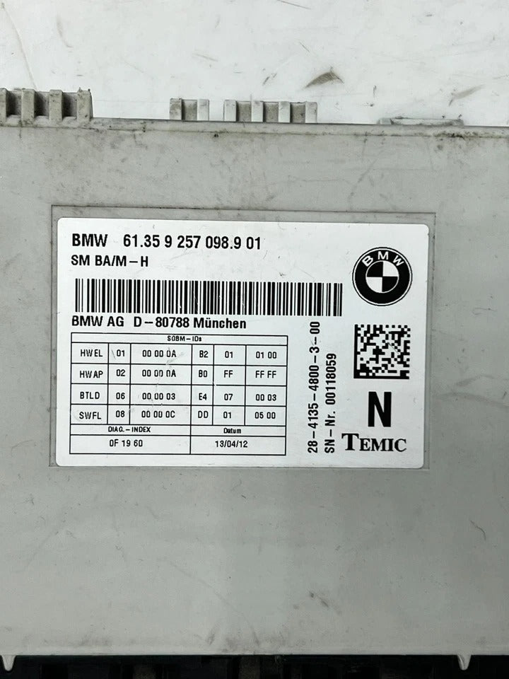 2011–2017 BMW X3 F25 6 Series F12 F13 Seat Control Module (9257098) – OEM