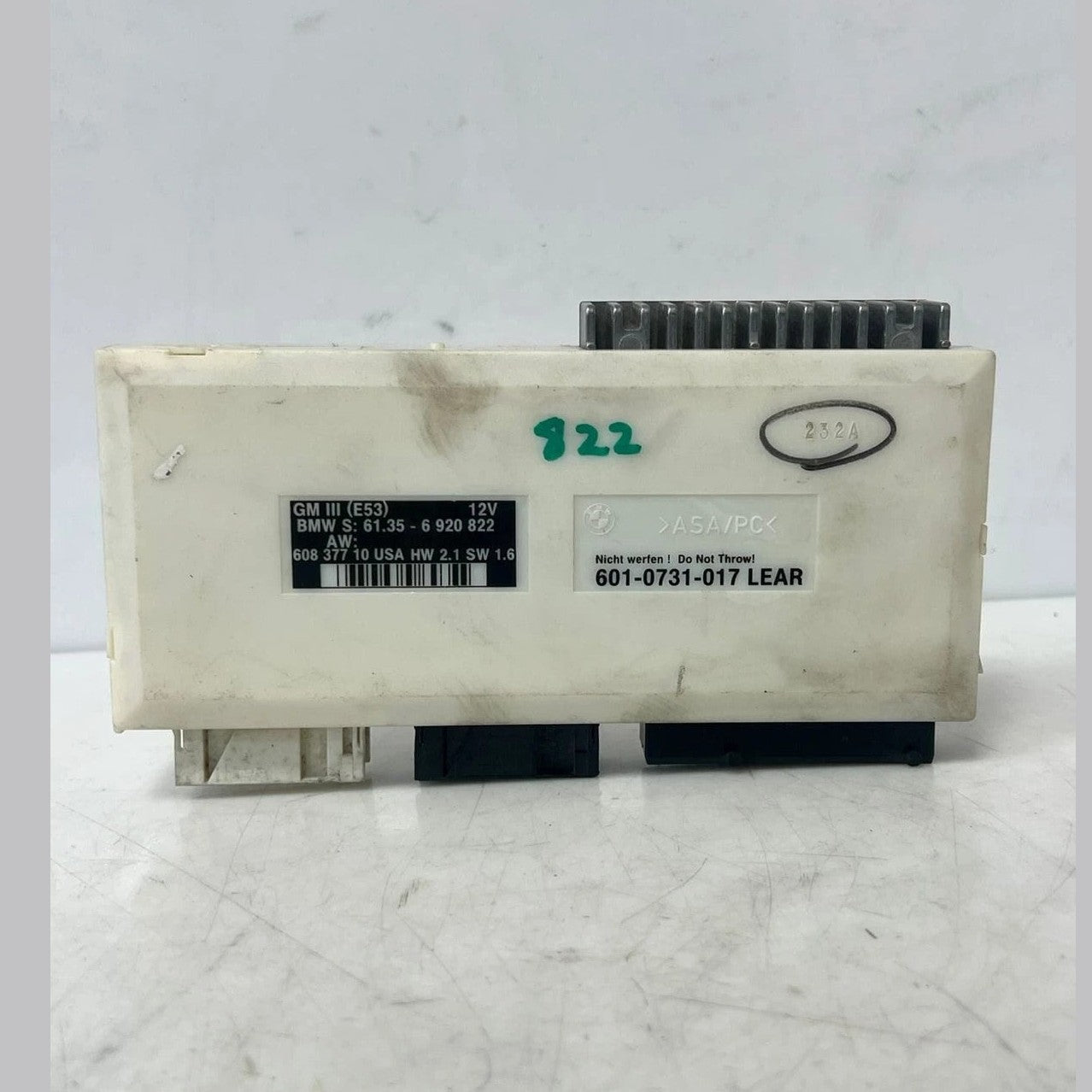 2000–2005 BMW X5 E53 GM3 12V Body Control Module (6920822) – OEM