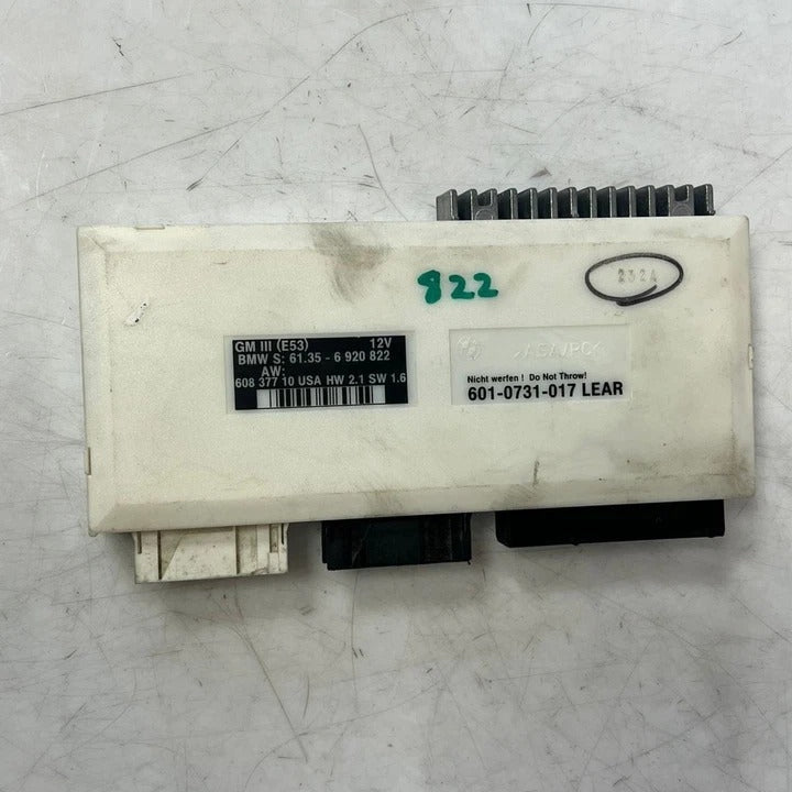 2000–2005 BMW X5 E53 GM3 12V Body Control Module (6920822) – OEM