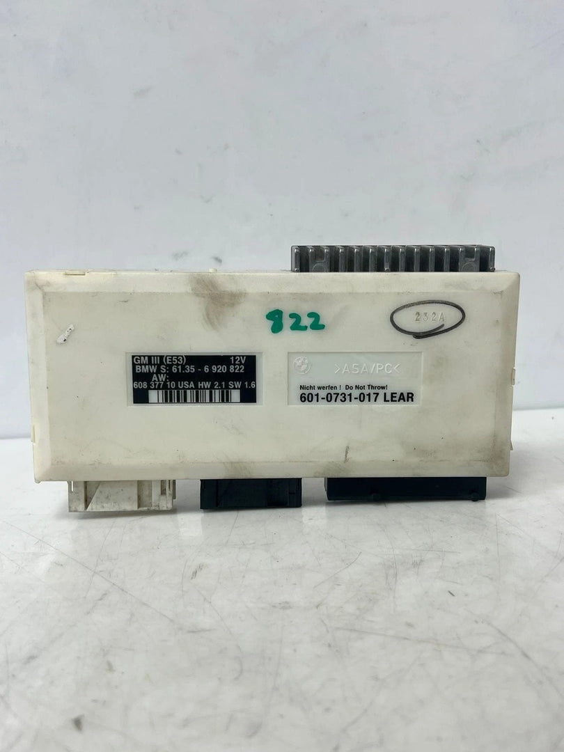 2000–2005 BMW X5 E53 GM3 12V Body Control Module (6920822) – OEM