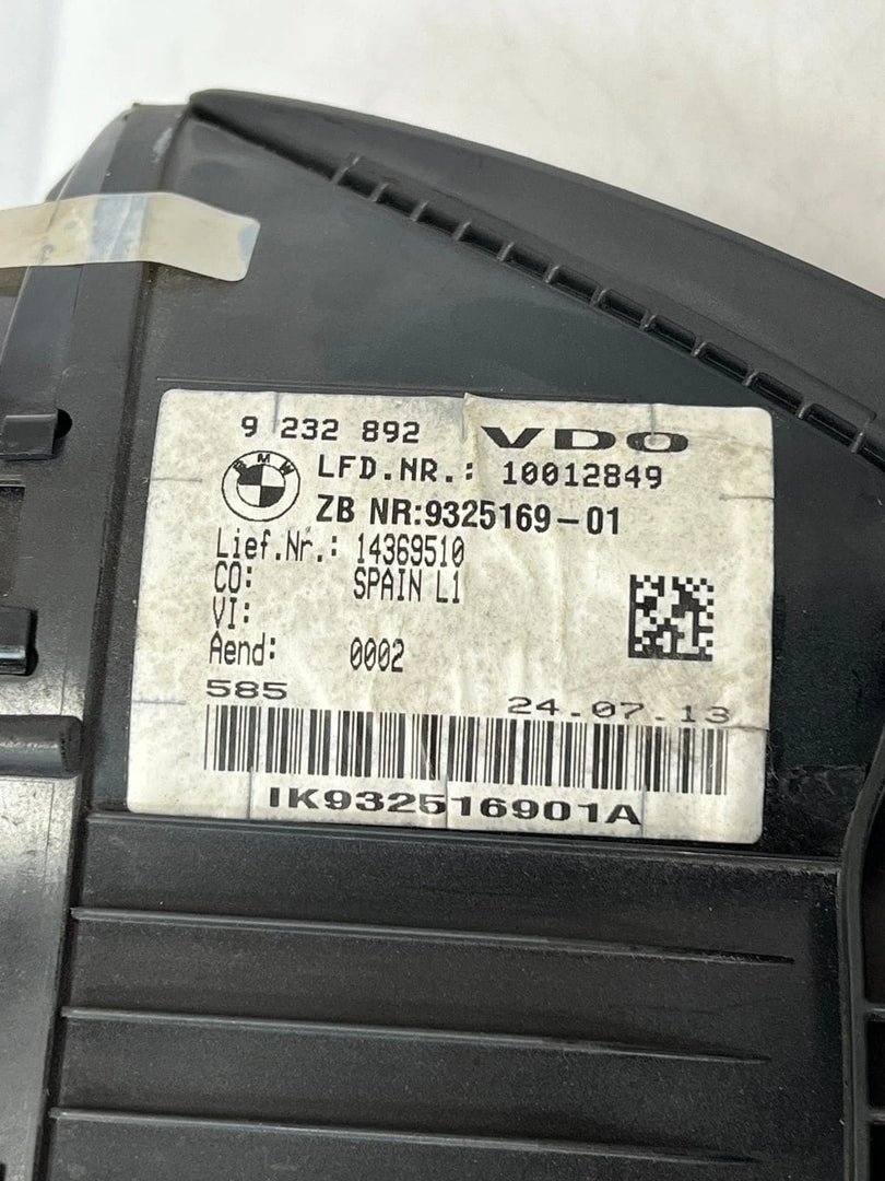 2017 BMW 1 Series (F20 LCI) 116D 1.5 Diesel / M235i Instrument Cluster Speedometer (9232892) – OEM