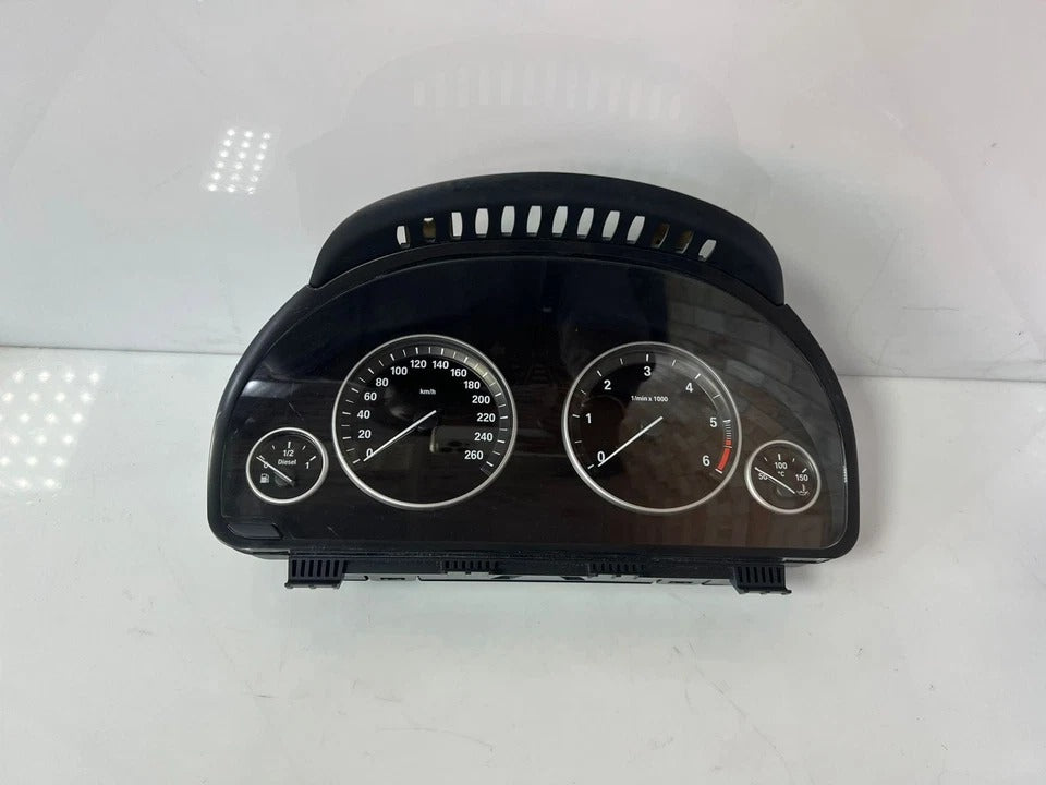OEM BMW 5 Series F10 / F11 / F18 Manual Instrument Cluster Speedometer (9291414) – OEM