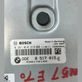 2007–2013 BMW X5 E70 N57 Engine Control Unit ECU Set DDE + CAS3 + 1 Key (8517015) – OEM