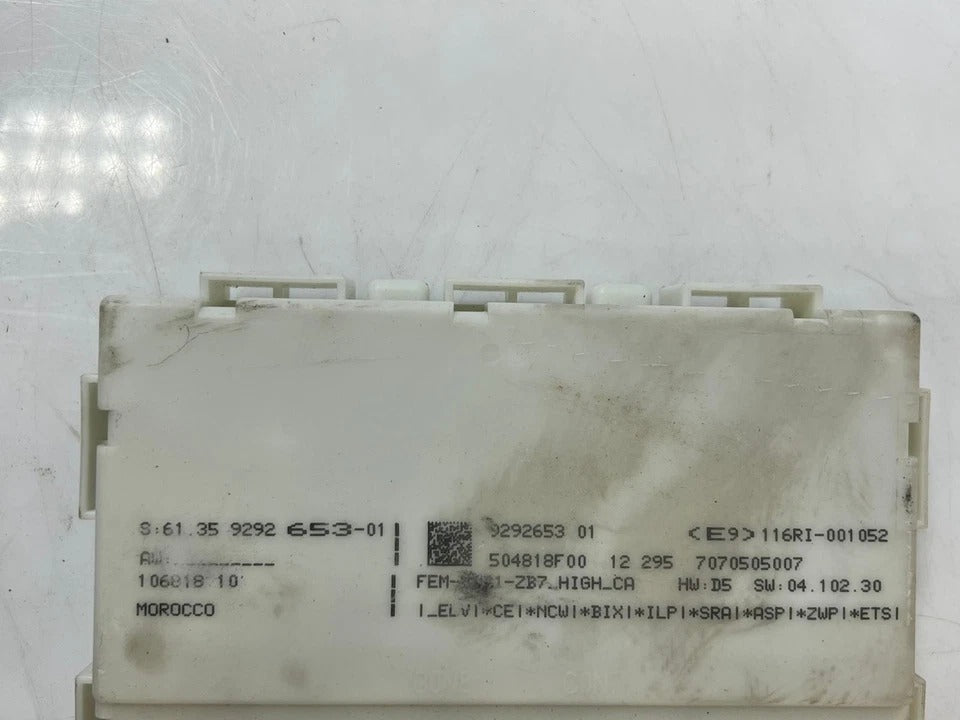 2015 BMW N20 F30 520i Engine Control Unit ECU Set DME + FEM + 1 Key (8606777) – OEM