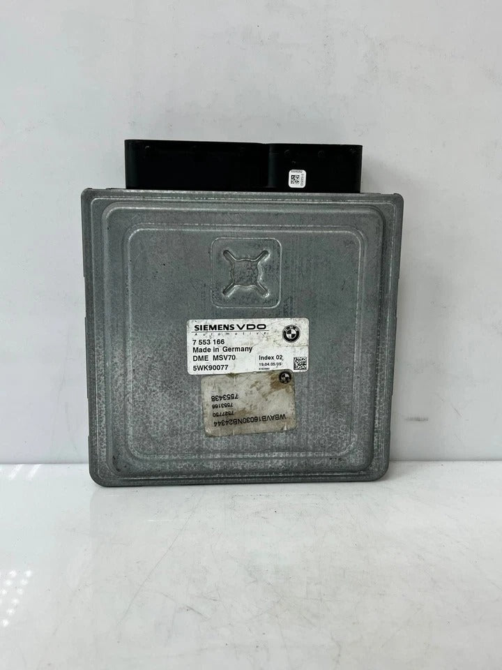 2006 BMW 530i E60 N52 Engine Control Unit ECU Module DME MSV70 (7553166) – OEM