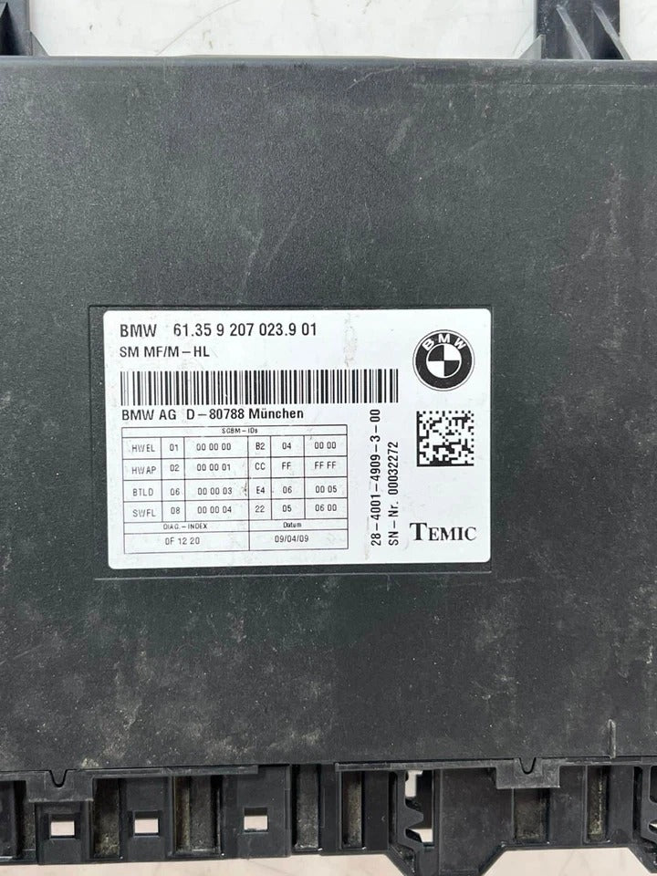 2009–2012 BMW 750i F01 7 Series Front Power Seat Control Module (9207023) – OEM