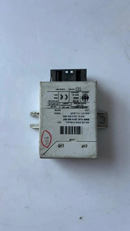 BMW E46 E39 E53 E65 Immobilizer Control Unit Module EWS (6905667) – OEM