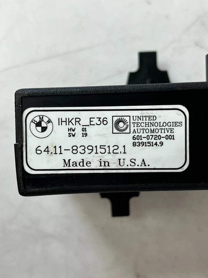 BMW E36 320i 325i 328i A/C Air Conditioning Control Module (8391512) – OEM