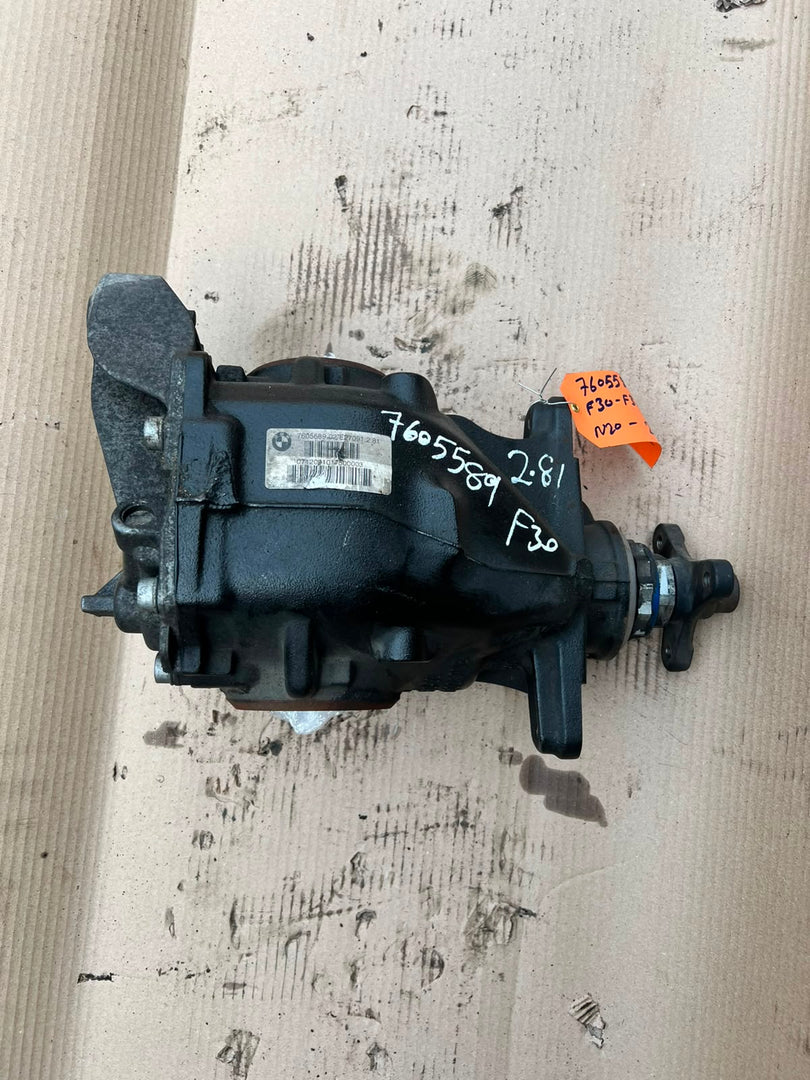 2012–2014 BMW F30 335i Rear Differential 2.81 Ratio (7605589) – OEM