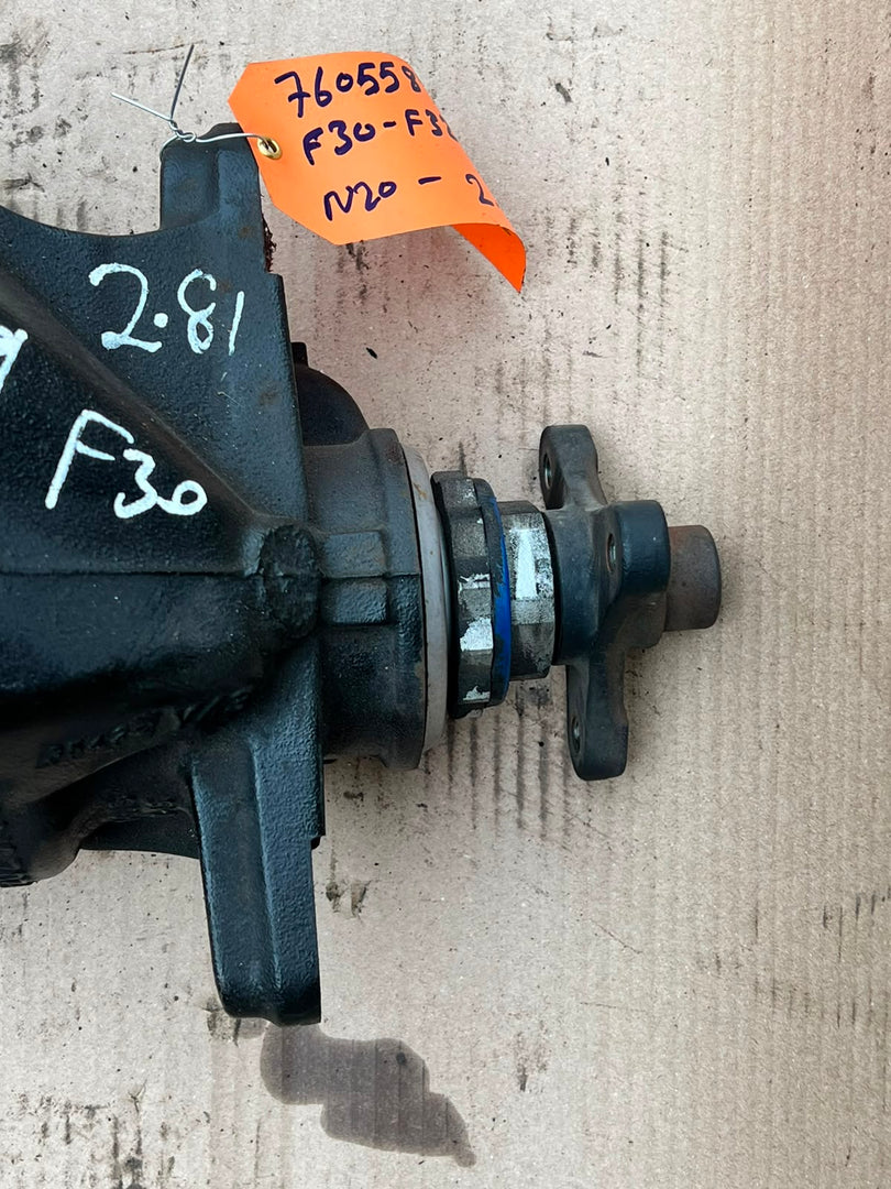 2012–2014 BMW F30 335i Rear Differential 2.81 Ratio (7605589) – OEM