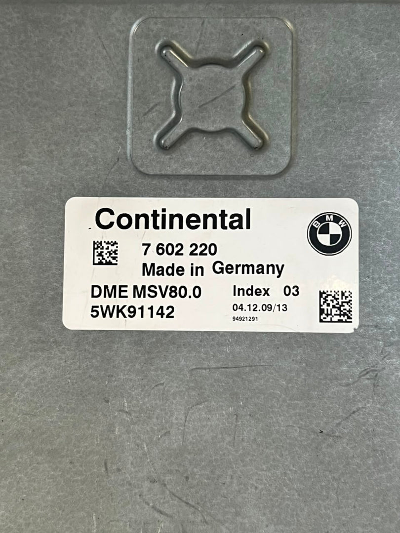 BMW N52 MSV80 Engine Control Unit DME ECU (7602220) – OEM | E60 E90 E92 E70