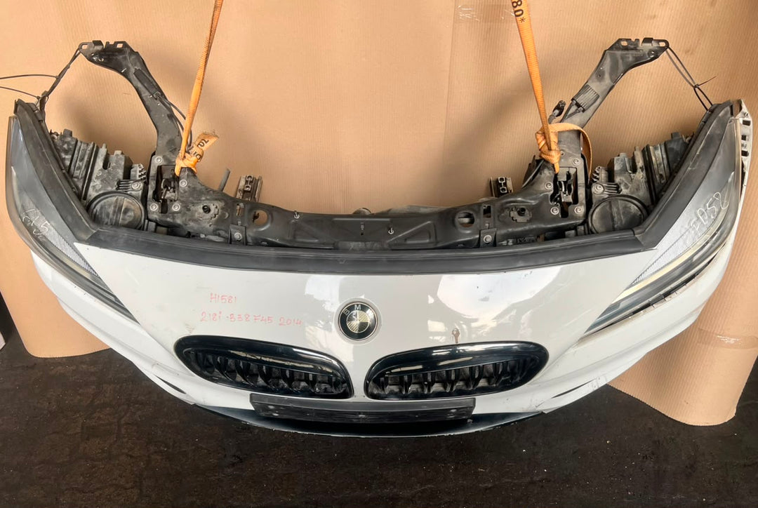 2014–2018 BMW 2 Series F45 218i Front Nose Cut Complete Bonnet Headlights Grille – OEM