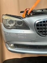 2010-2012 BMW F02 740Li Twin Turbo V8 Nose Cut Bonnet Headlights Grille – Used OEM