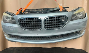 2010-2012 BMW F02 740Li Twin Turbo V8 Nose Cut Bonnet Headlights Grille – Used OEM
