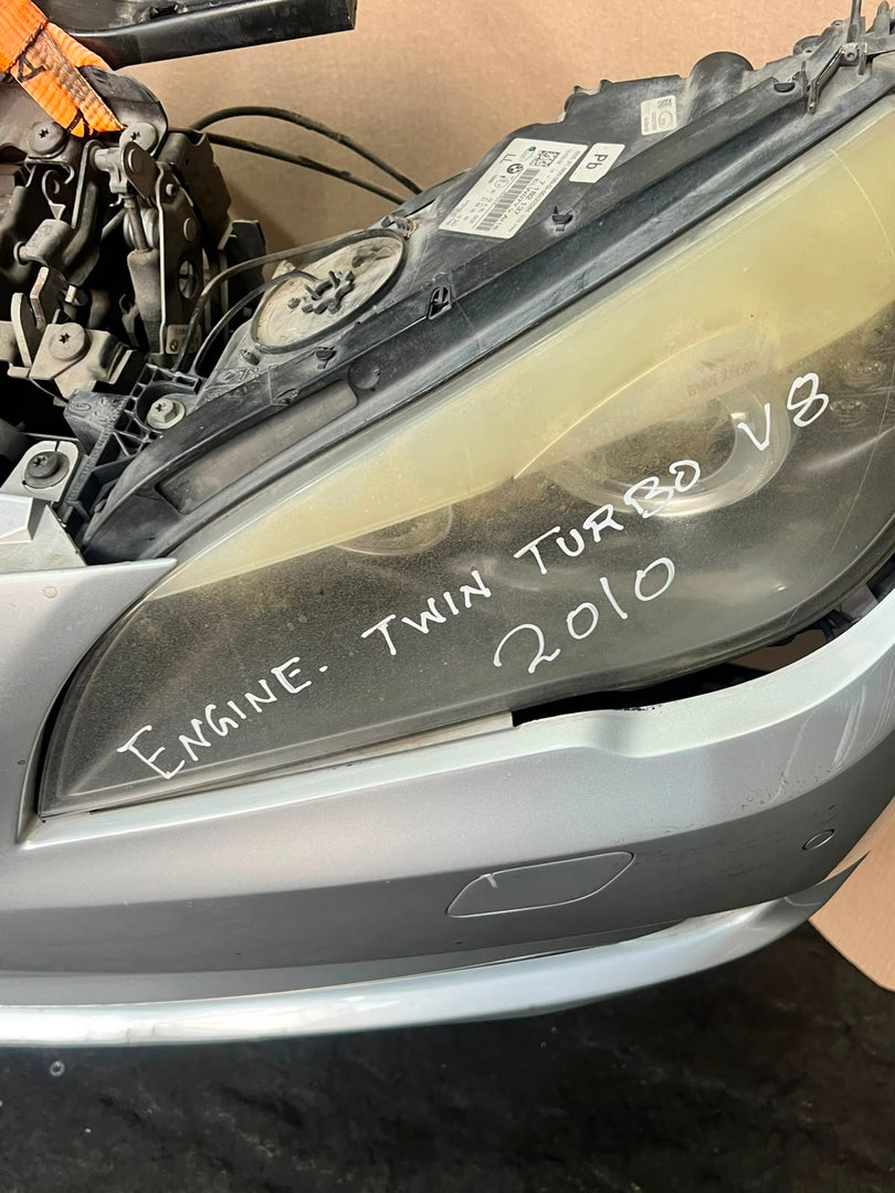 2010-2012 BMW F02 740Li Twin Turbo V8 Nose Cut Bonnet Headlights Grille – Used OEM