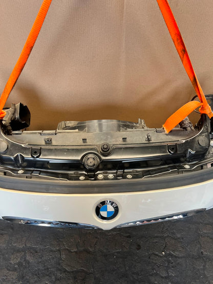 BMW F30 2012-2013 320d N47N Diesel Complete Front Nose Cut Bumper Xenon Headlights Grille OEM White