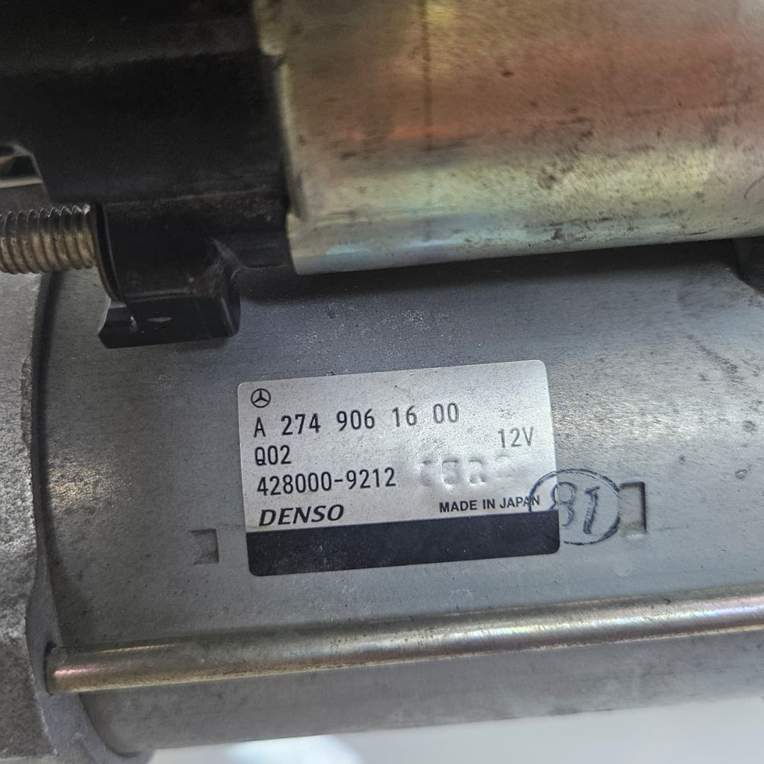 A2749061600-2014-2020 Mercedes-Benz C300 C200 W204 W205 Engine Starter Motor