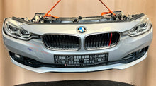 BMW F30 2015-2017 318i LCI B38 3-CYLINDER FACELIFT COMPLETE NOSE CUT FRONT BUMPER LED HEADLIGHTS GRILLE OEM USED