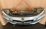 Load image into Gallery viewer, BMW F30 2015-2017 318i LCI B38 3-CYLINDER FACELIFT COMPLETE NOSE CUT FRONT BUMPER LED HEADLIGHTS GRILLE OEM USED