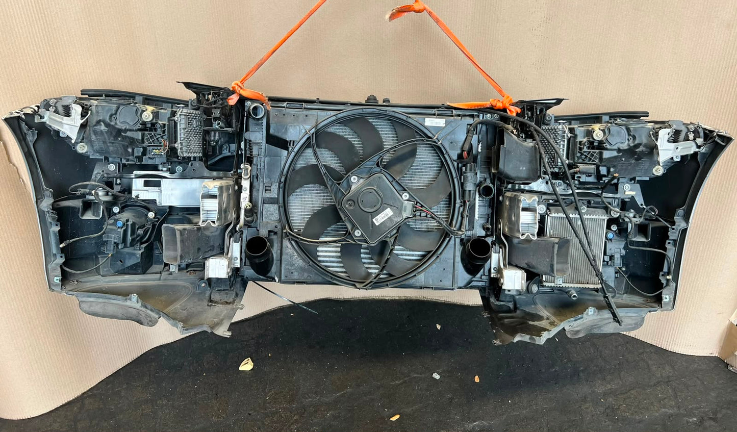 BMW F30 2015-2017 318i LCI B38 3-CYLINDER FACELIFT COMPLETE NOSE CUT FRONT BUMPER LED HEADLIGHTS GRILLE OEM USED