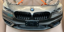 BMW F45 2015 218d B47 4-CYLINDER COMPLETE NOSE CUT FRONT BUMPER HEADLIGHTS GRILLE OEM USED