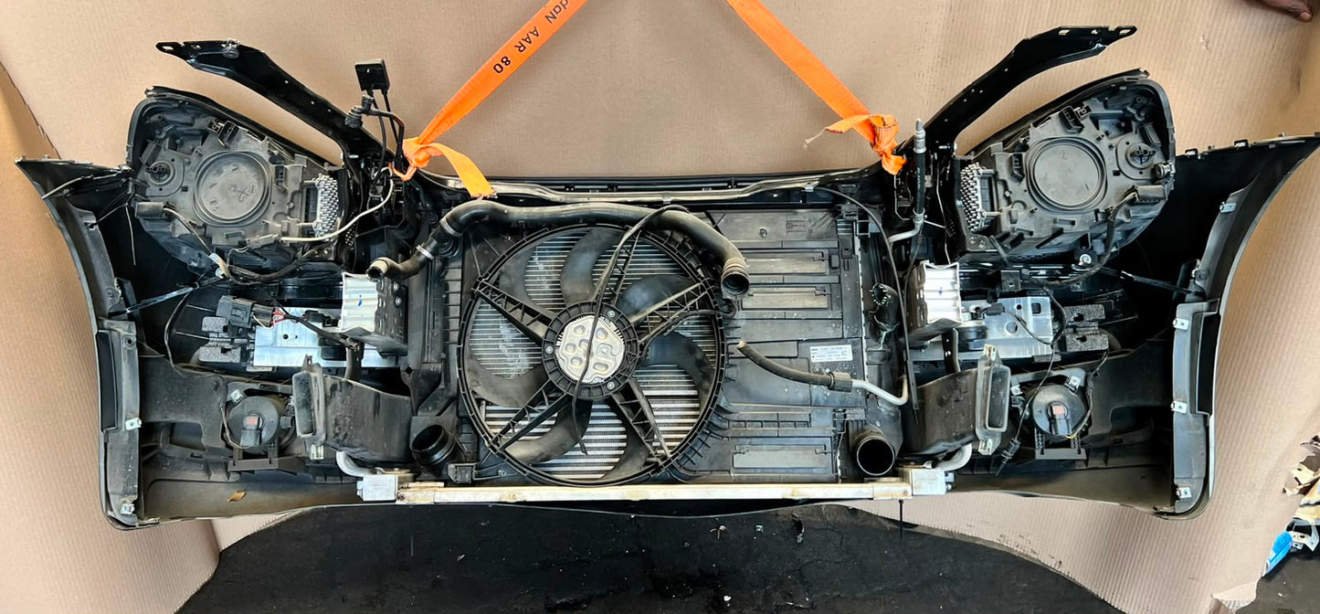 BMW F45 2015 218d B47 4-CYLINDER COMPLETE NOSE CUT FRONT BUMPER HEADLIGHTS GRILLE OEM USED
