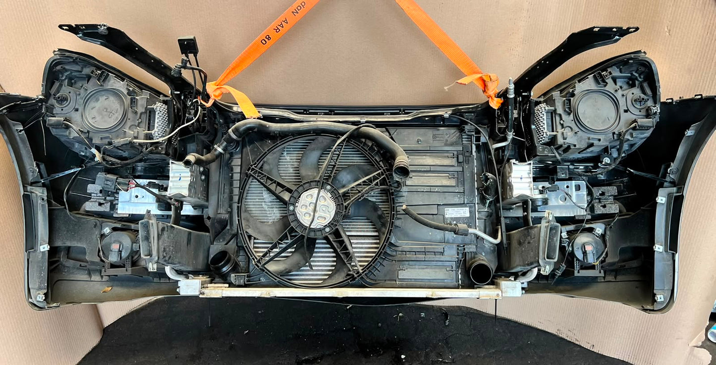BMW F45 2015 218d B47 4-CYLINDER COMPLETE NOSE CUT FRONT BUMPER HEADLIGHTS GRILLE OEM USED