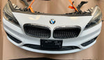 Bild in die Galerieansicht laden, 2014 BMW 220d F45 B47 Complete Front Nose Cut Bumper Headlights Grille OEM