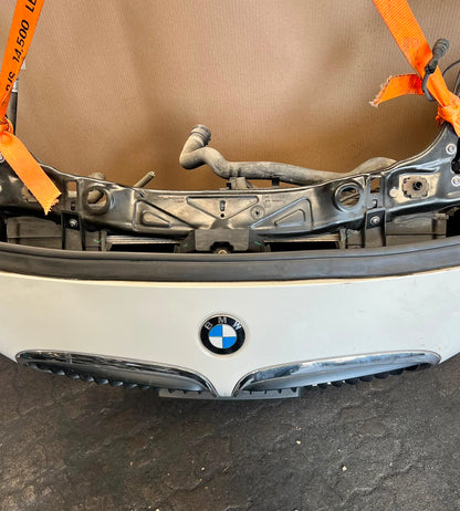 2014 BMW 220d F45 B47 Complete Front Nose Cut Bumper Headlights Grille OEM