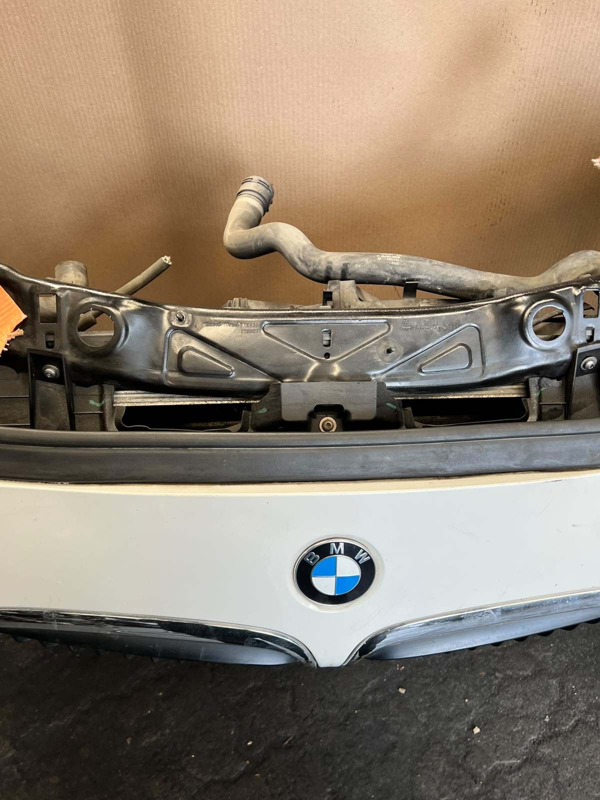 2014 BMW 220d F45 B47 Complete Front Nose Cut Bumper Headlights Grille OEM