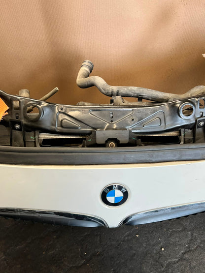 2014 BMW 220d F45 B47 Complete Front Nose Cut Bumper Headlights Grille OEM