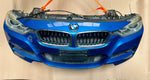 Bild in die Galerieansicht laden, BMW F30 2013 320i N20B M SPORT COMPLETE NOSE CUT XENON HEADLIGHTS FRONT BUMPER GRILLE OEM USED