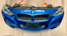 BMW F30 2013 320i N20B M SPORT COMPLETE NOSE CUT XENON HEADLIGHTS FRONT BUMPER GRILLE OEM USED