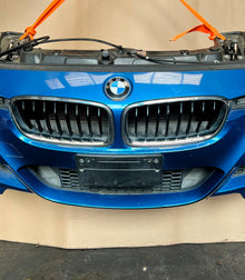 BMW F30 2013 320i N20B M SPORT COMPLETE NOSE CUT XENON HEADLIGHTS FRONT BUMPER GRILLE OEM USED