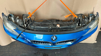 BMW F30 2013 320i N20B M SPORT COMPLETE NOSE CUT XENON HEADLIGHTS FRONT BUMPER GRILLE OEM USED