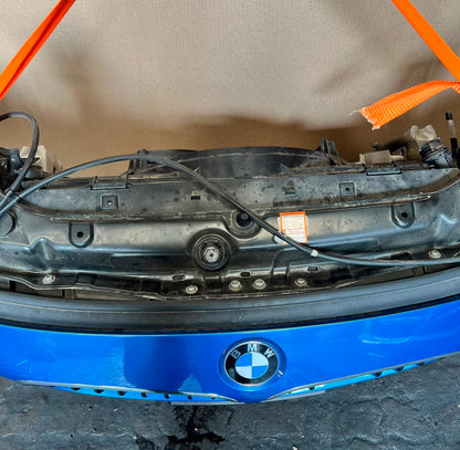 BMW F30 2013 320i N20B M SPORT COMPLETE NOSE CUT XENON HEADLIGHTS FRONT BUMPER GRILLE OEM USED